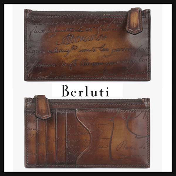 ベルルッティ Koa Maxi Leather Zipped Card Holder 9040810